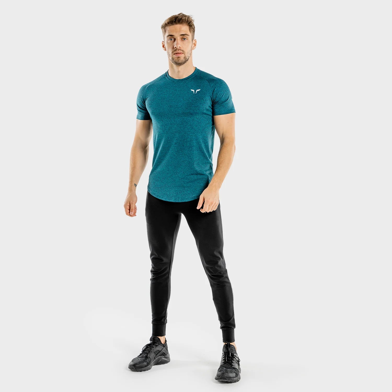 Mens Melange Short Sleeve T-Shirt