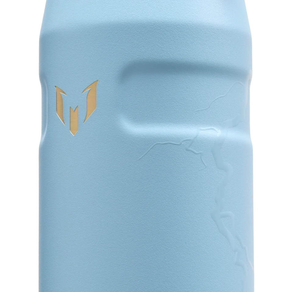 Messi x Iceflow Flip Straw 2.0 Striker Blue 24 Ounce Bottle