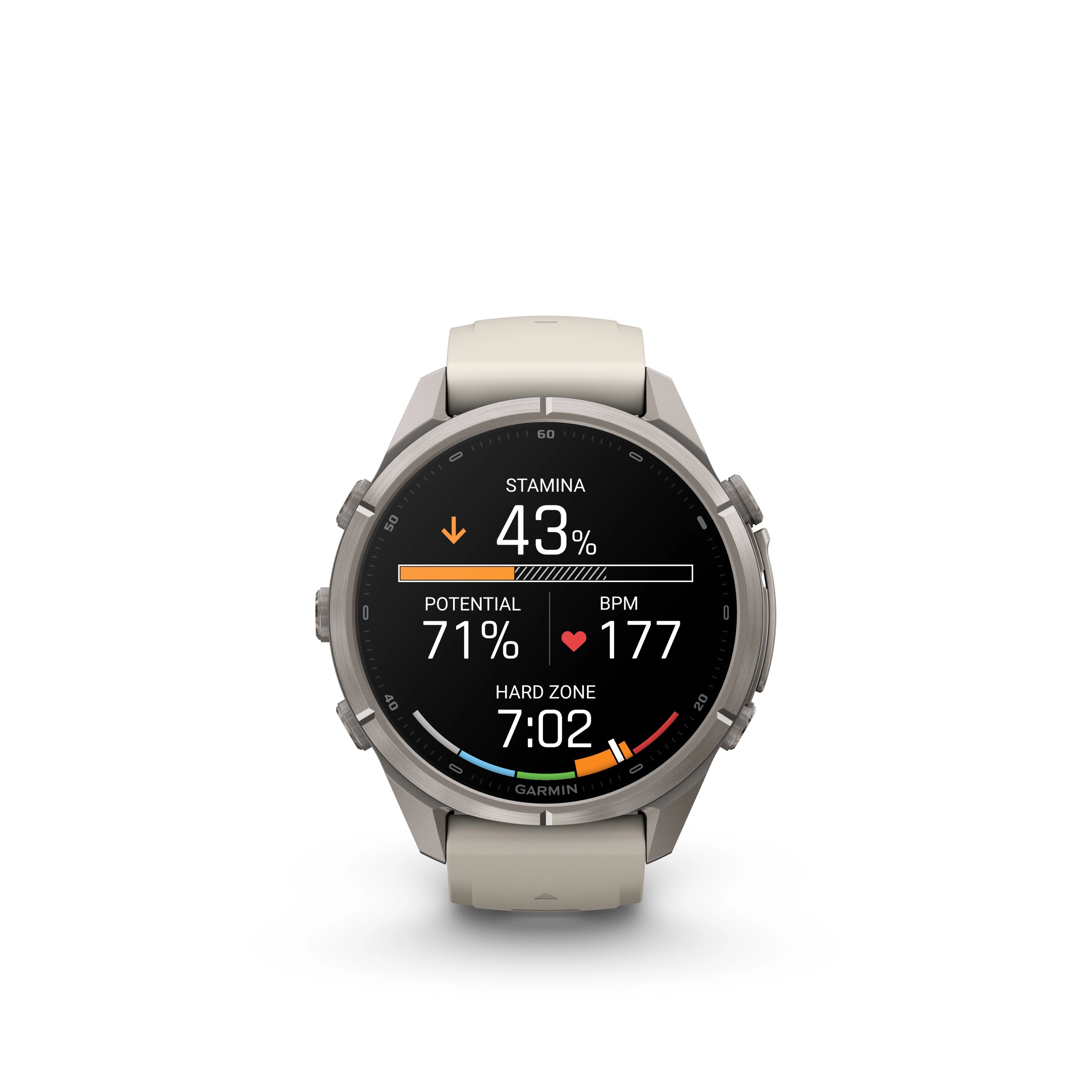Fenix 9 Pro Amoled LTE Titanium With Fog Grey Band 43 MM