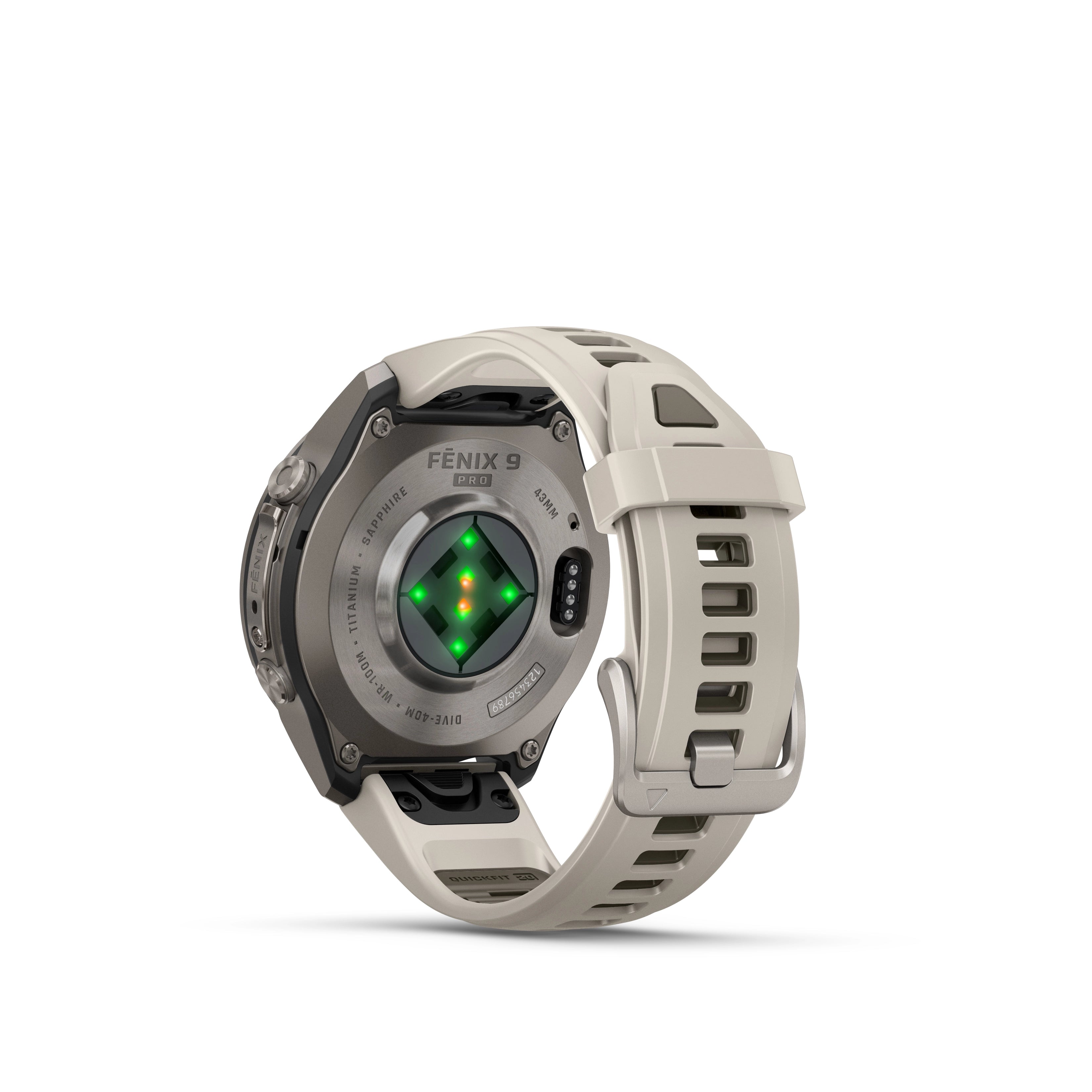 Fenix 9 Pro Amoled Titanium With Fog Grey Band 43 MM