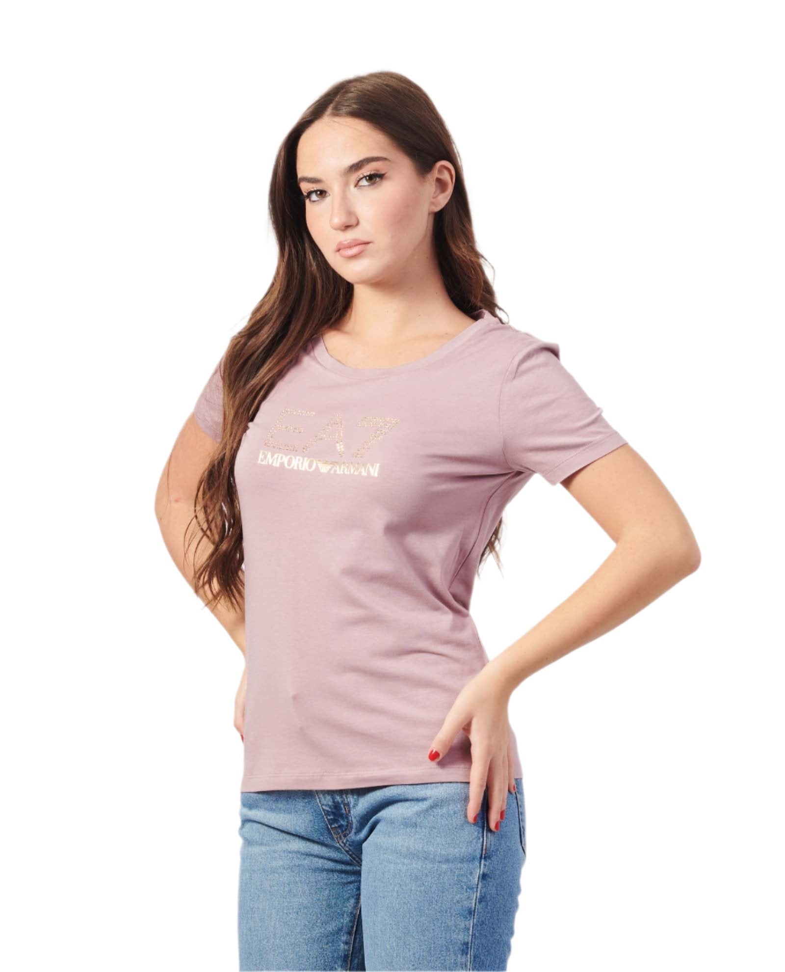 Womens Train Evolution Big Logo Short Sleeve T-Shirt