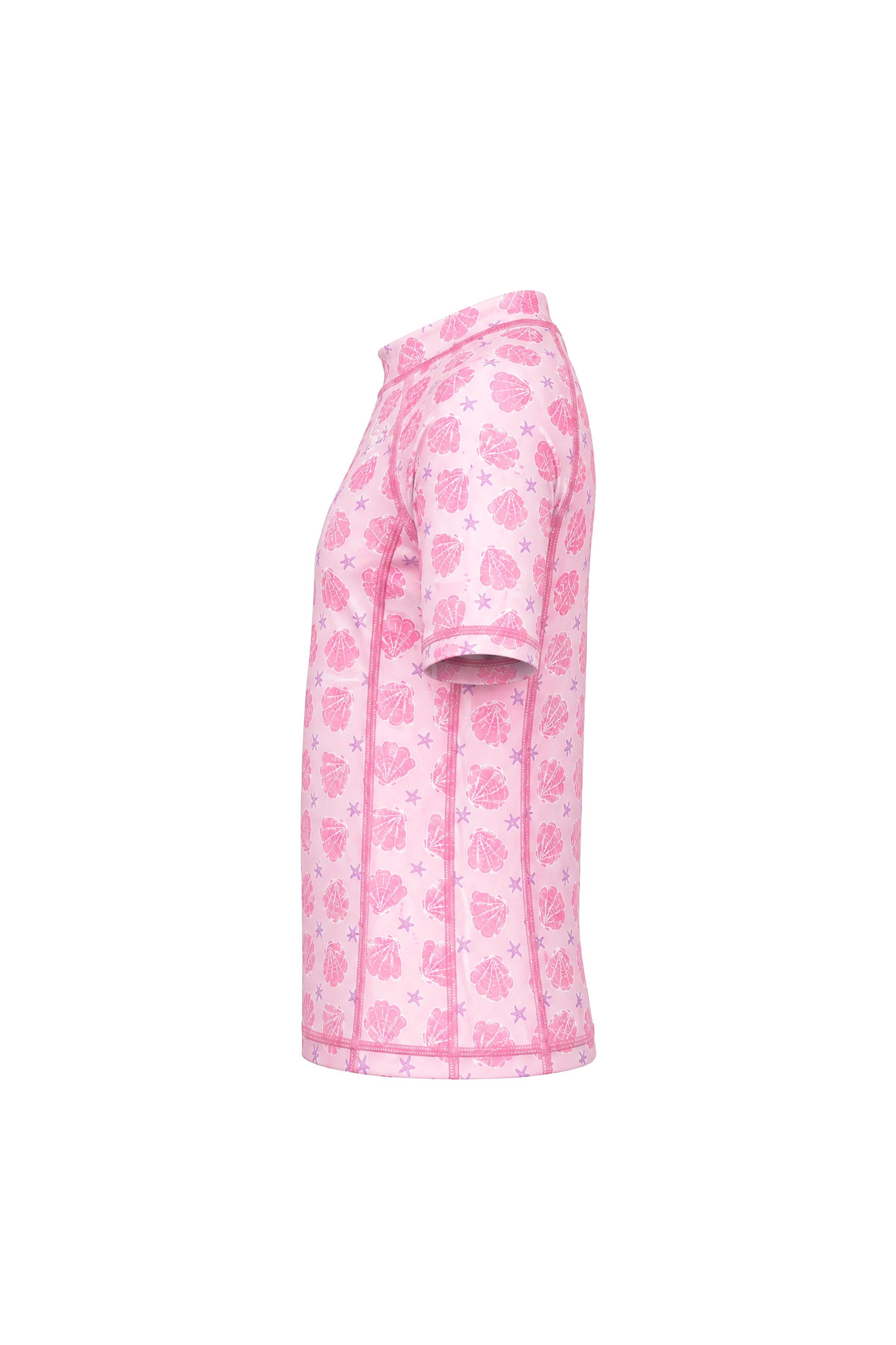 Girls Shells Short Sleeve Rashguard