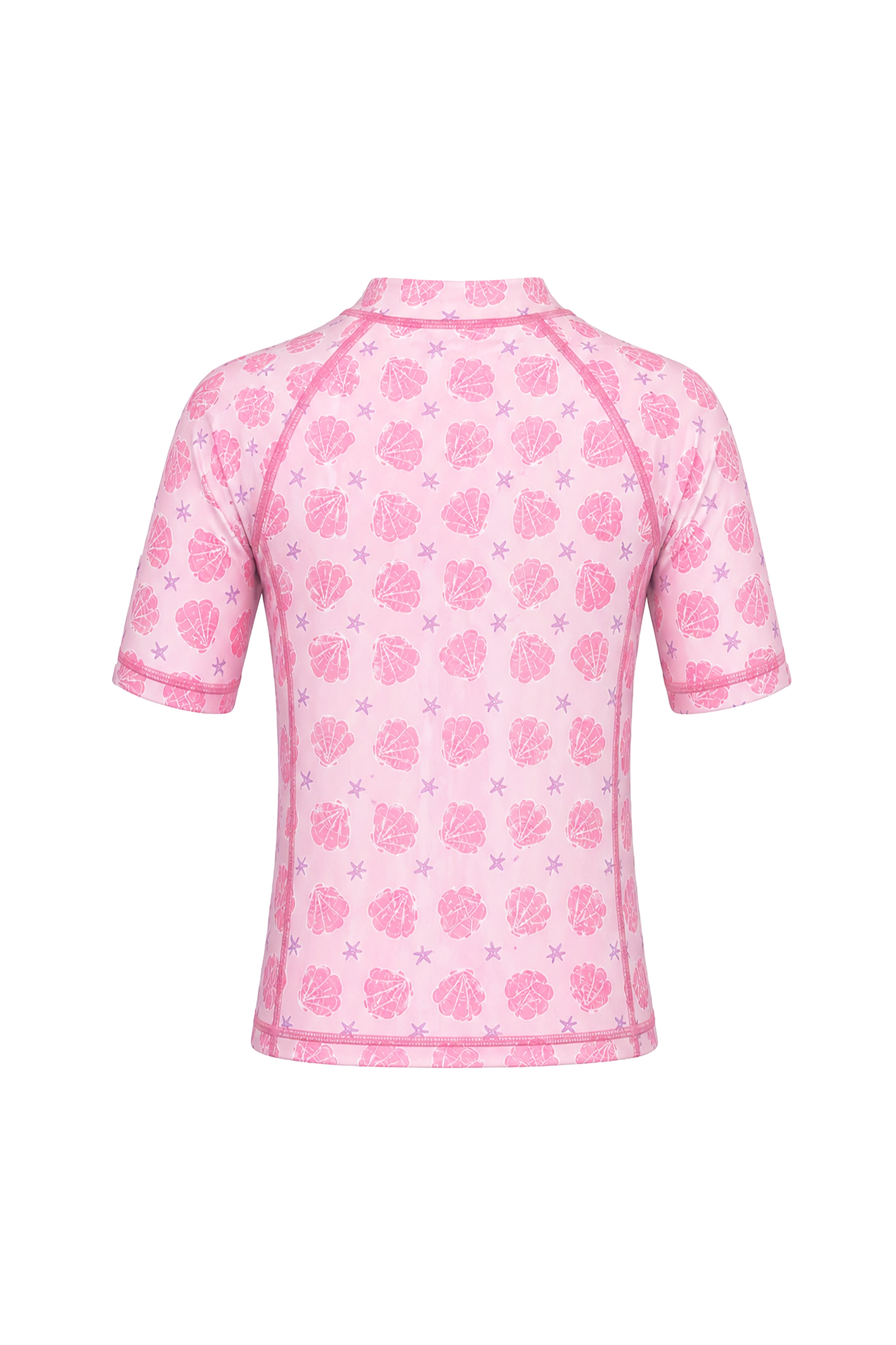 Girls Shells Short Sleeve Rashguard