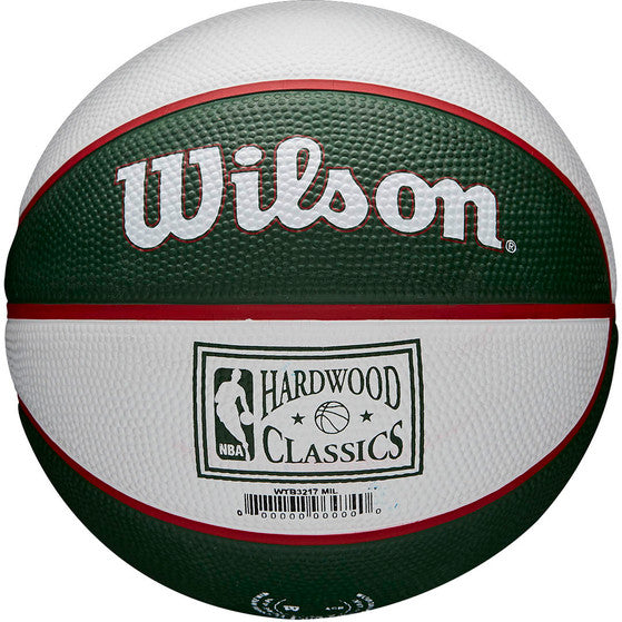 Milwaukee Bucks Retro Mini Basketball