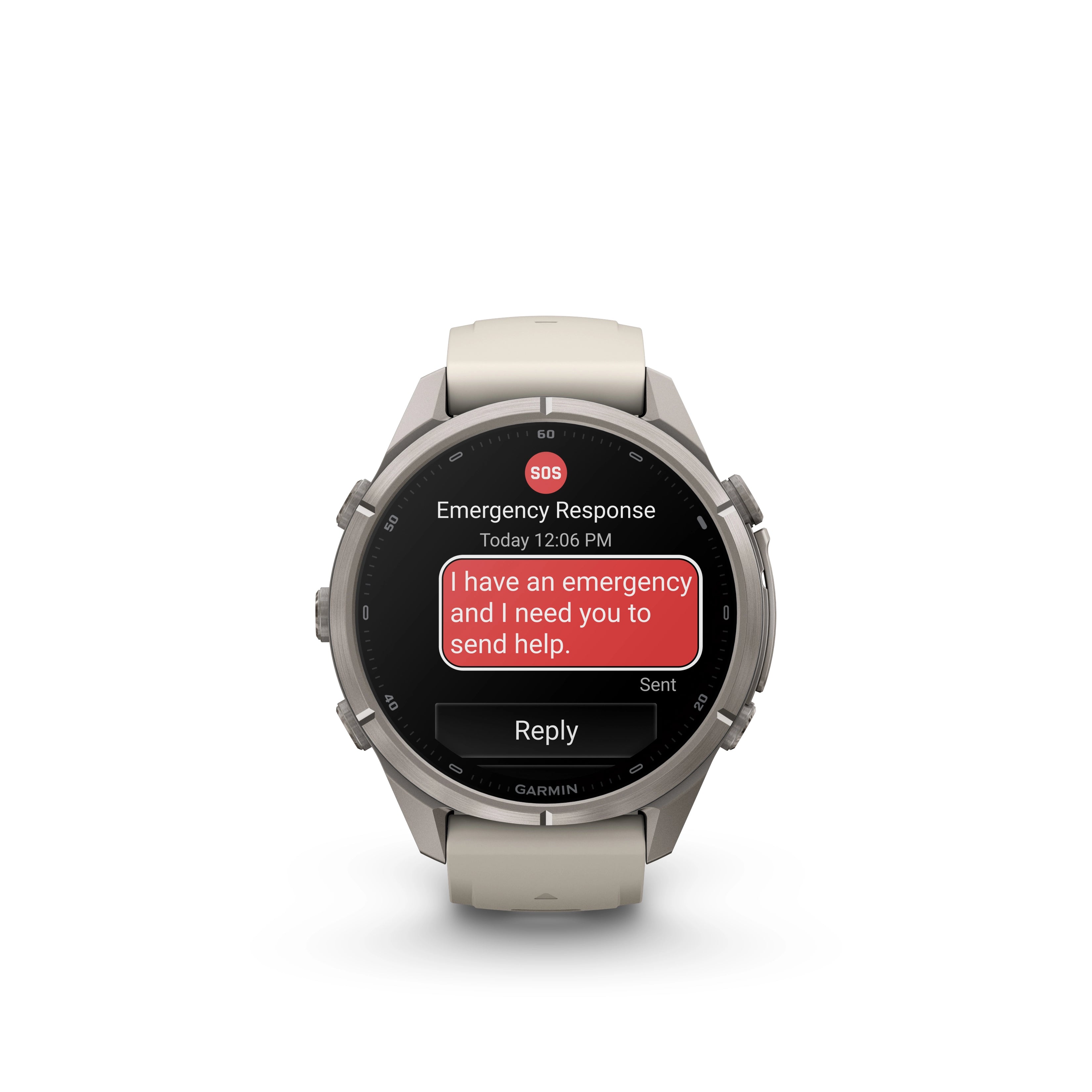 Fenix 9 Pro Amoled LTE Titanium With Fog Grey Band 43 MM