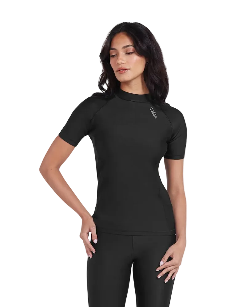 Womens Essentials Short Sleeve Rashguard