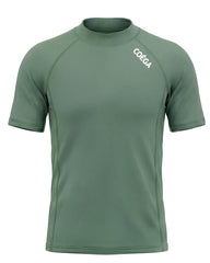 Mens Leafy Short Sleeve Rashguard