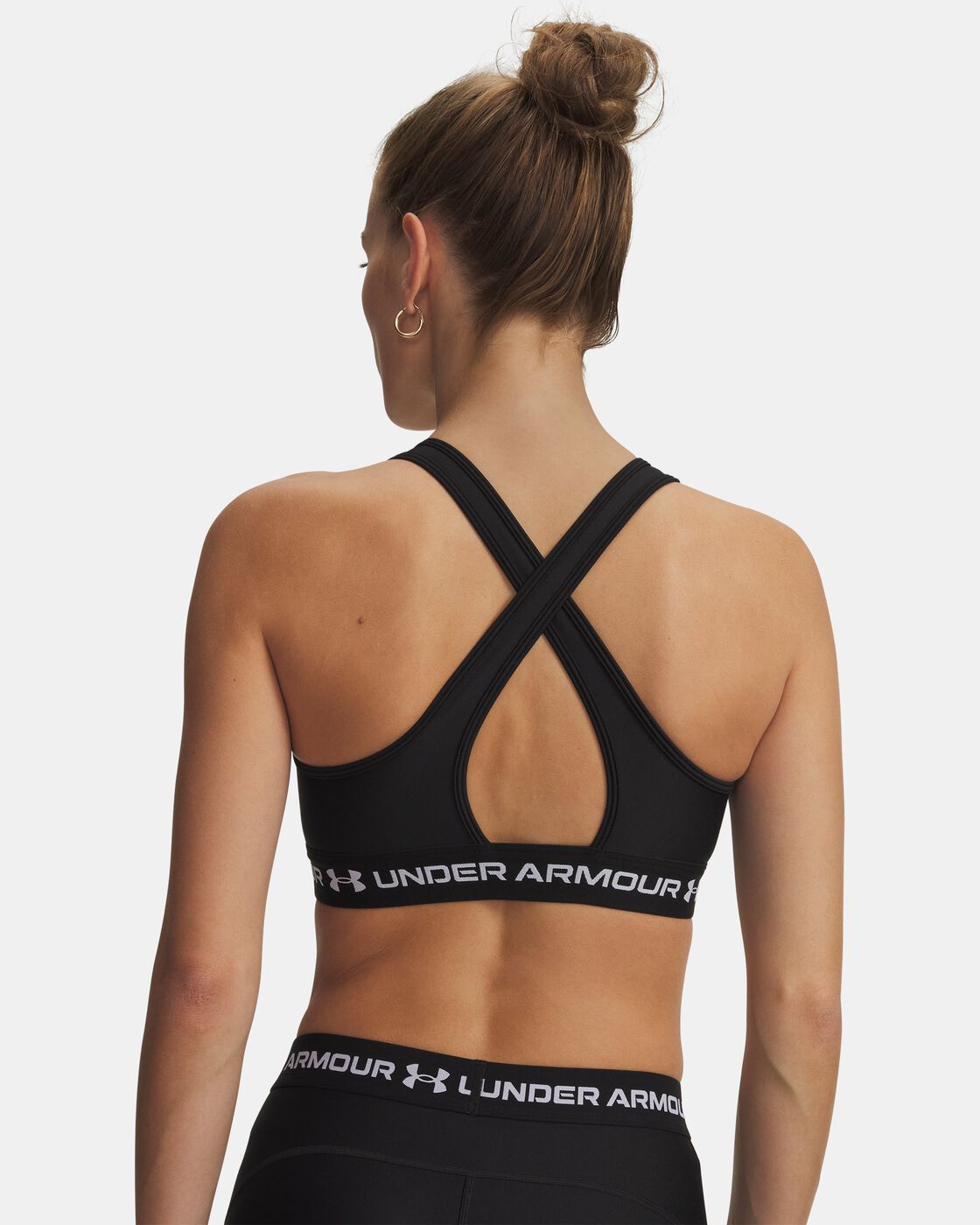 Womens Crossback Mid Support Bra