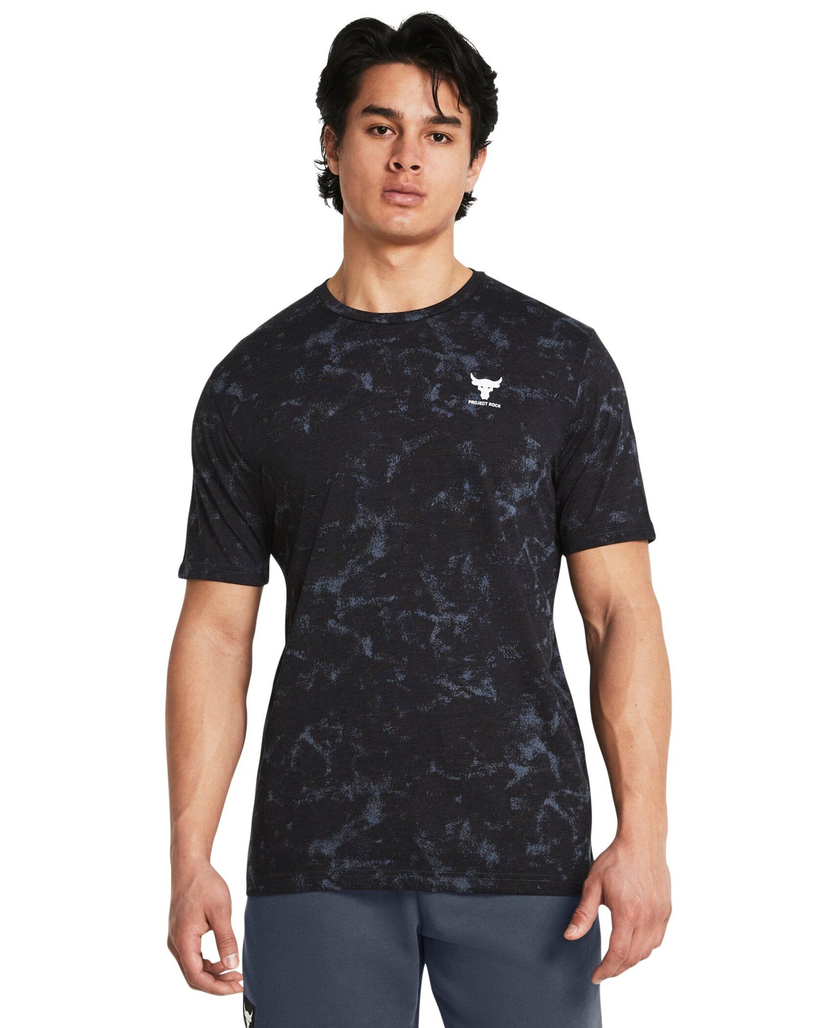 Mens Project Rock Payoff Printed Graphic Short Sleeve T-Shirt
