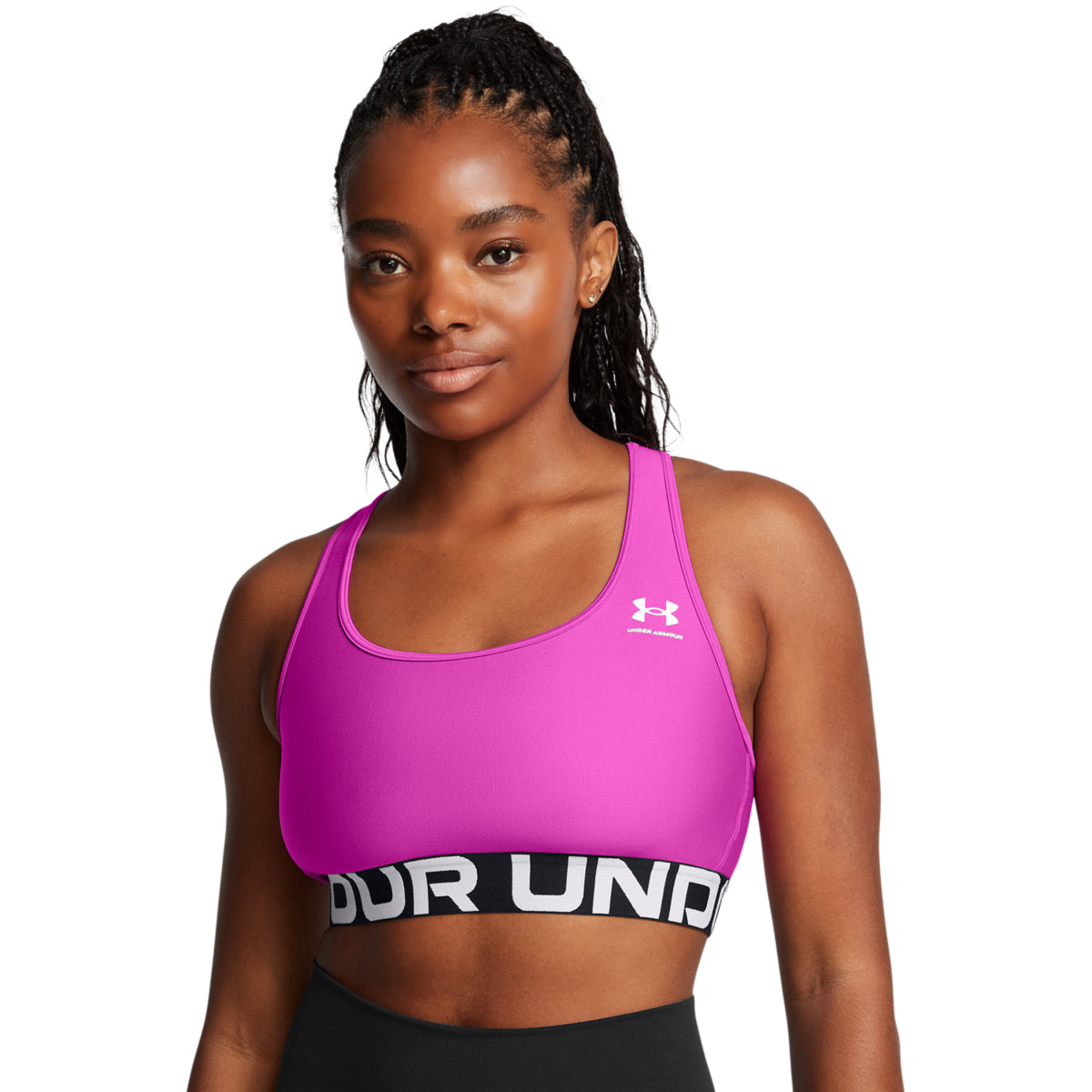 Womens Heat Gear Authentics Medium Impact Sports Bra