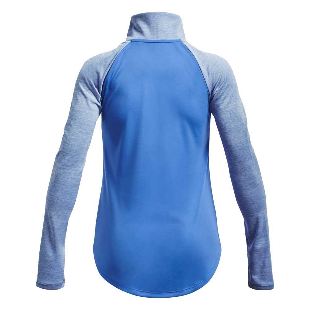 Girls Performance Tech Graphic Half Zip Long Sleeve T-Shirt