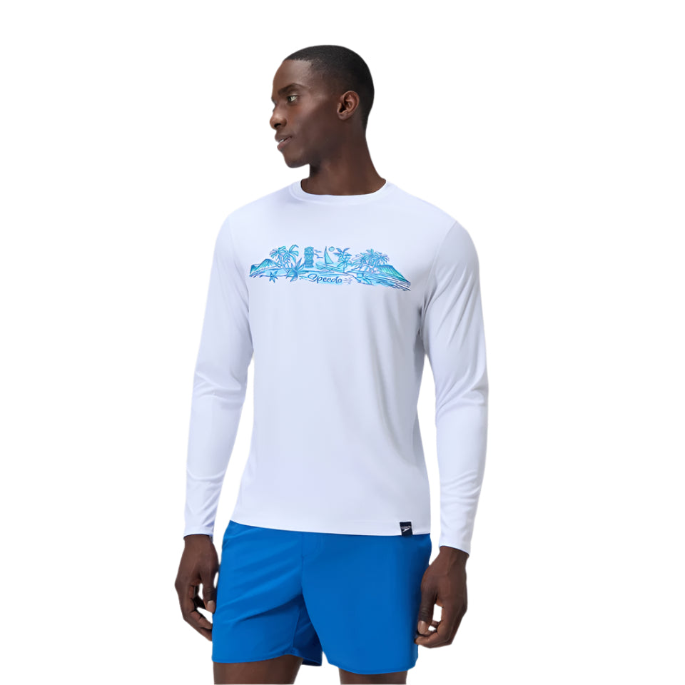 Mens Graphic Swim Shirt