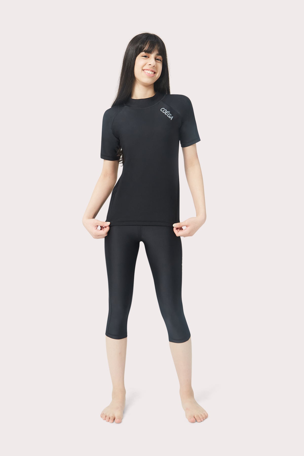 Girls 3/4 Swim Tights