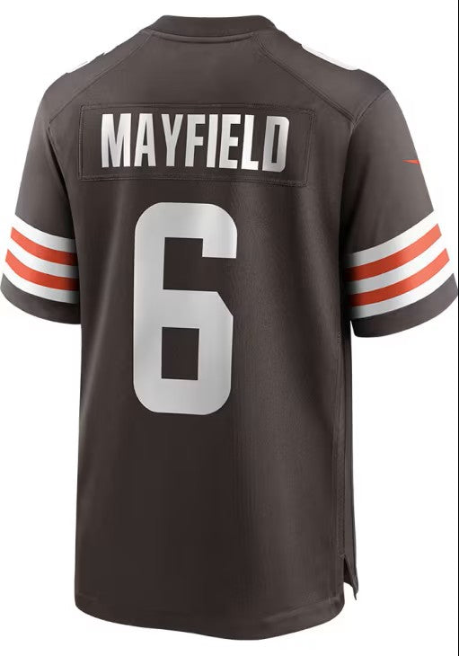 Mens Cleveland Browns Baker Mayfield Home Game Jersey