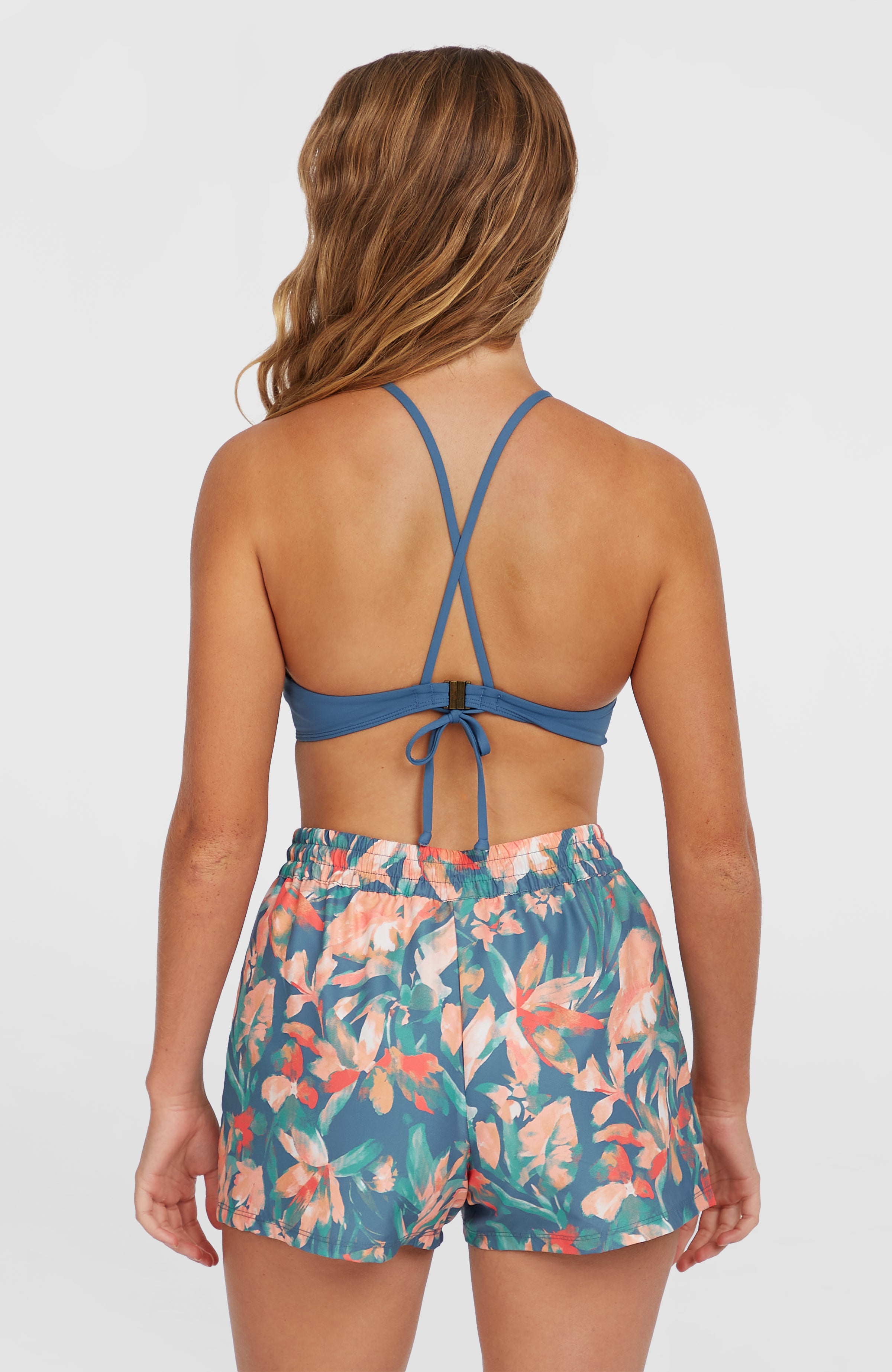 Womens Essential 12 inch Printed Swim Shorts