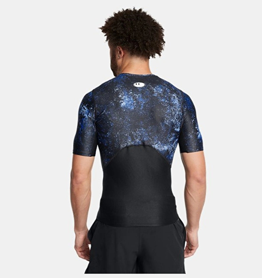 Mens Heatgear Isochill Printed Short Sleeve Top