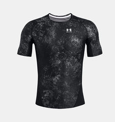 Mens Heatgear Isochill Printed Short Sleeve Top