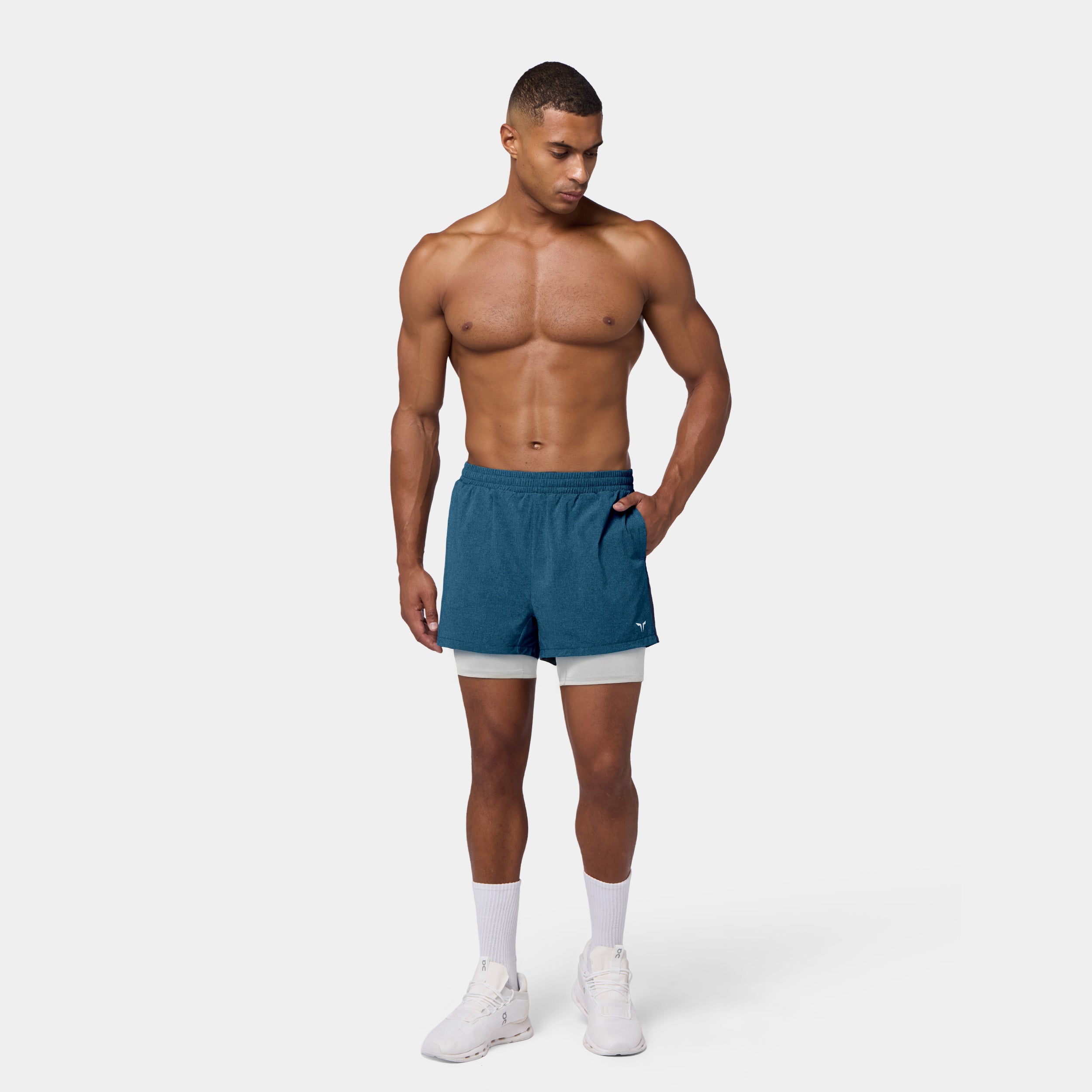Mens Essential Pro 5 Inch 2 in 1 Short