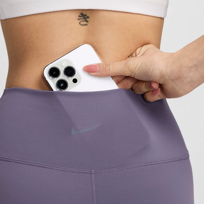 Womens Dri-Fit One Hi-Rise 8 Inch Bike Short Tights