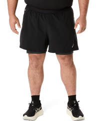 Mens Road 2 in 1 5 Inch Short