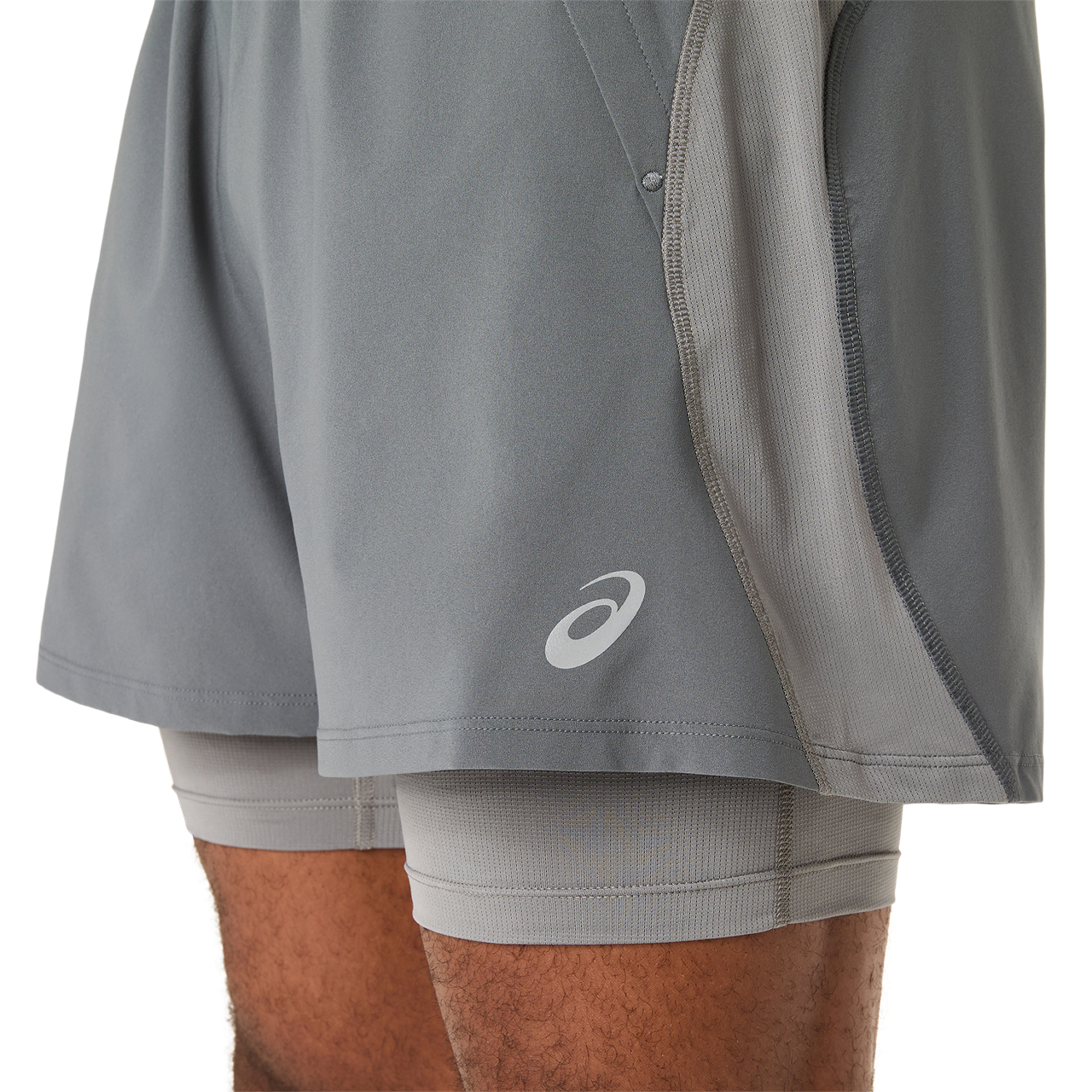 Mens Road 2-in-1 5 Inch Short