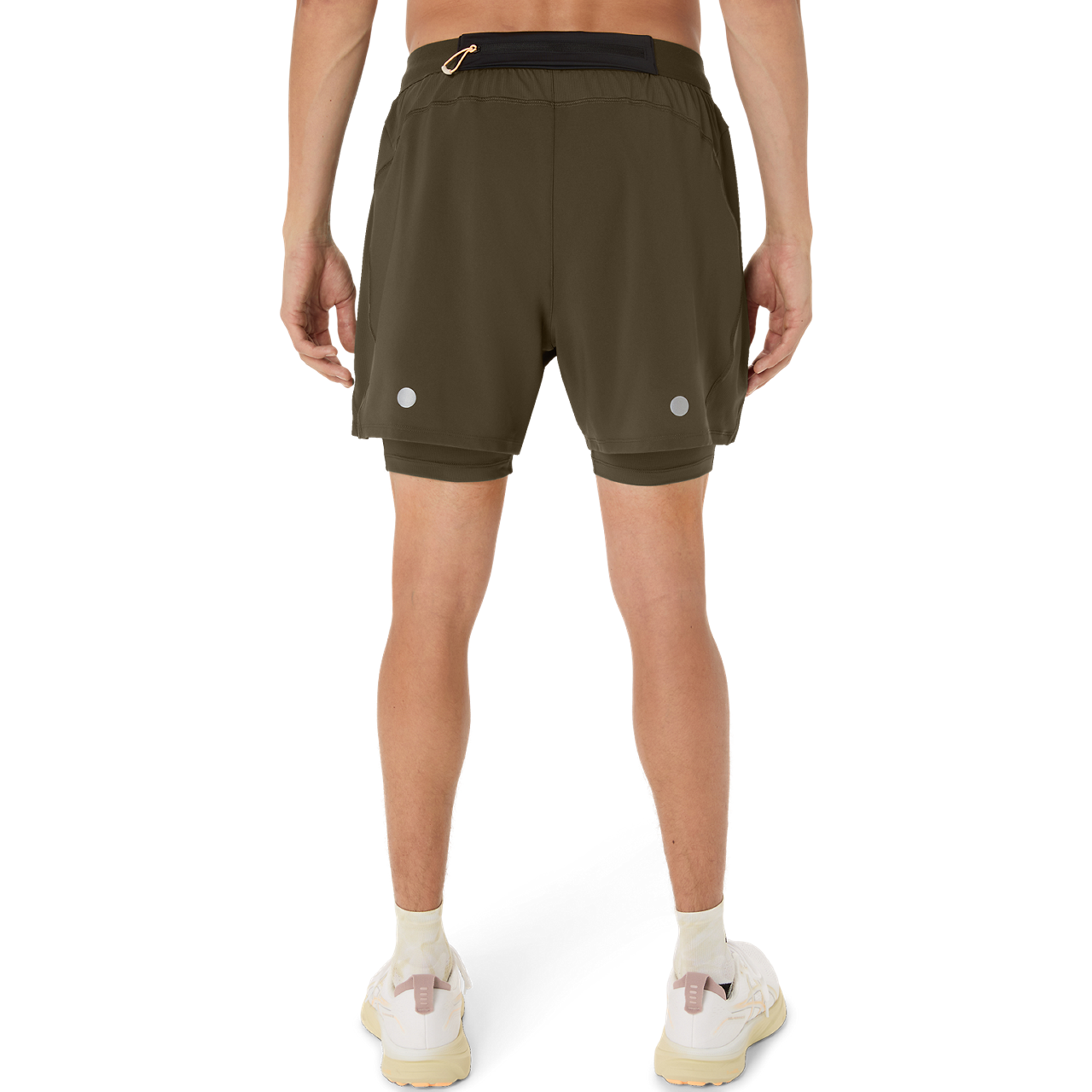 Mens Road 2-in-1 5 Inch Short