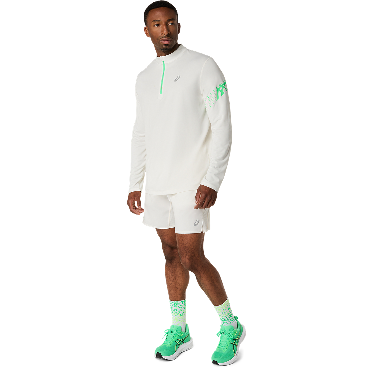 Mens Icon 1/2 Zip Longsleeve Top