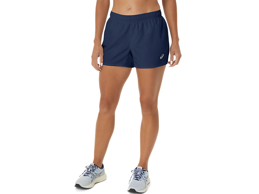 Womens Running Silver 4" Shorts