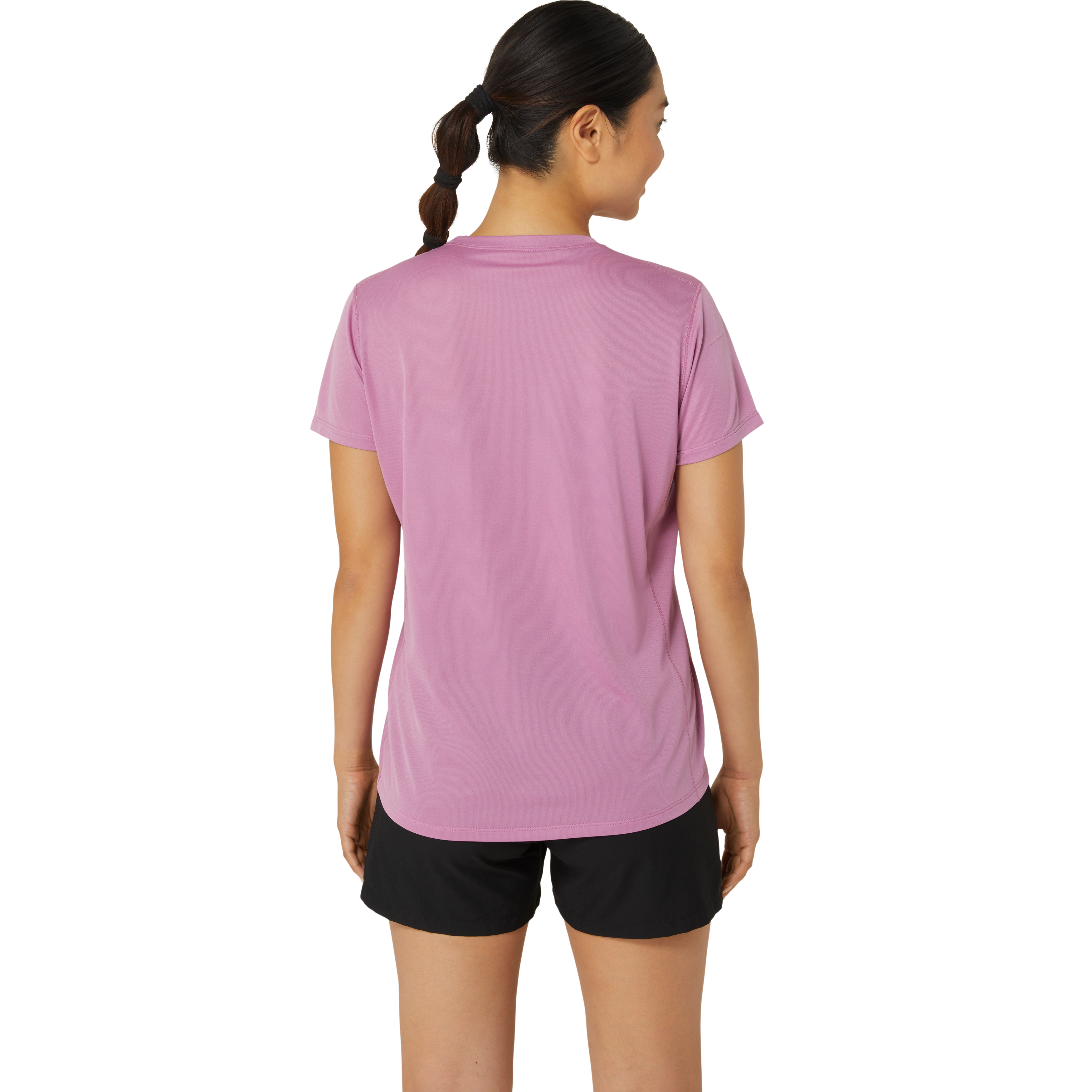 Womens Running Silver Short Sleeve T-Shirt