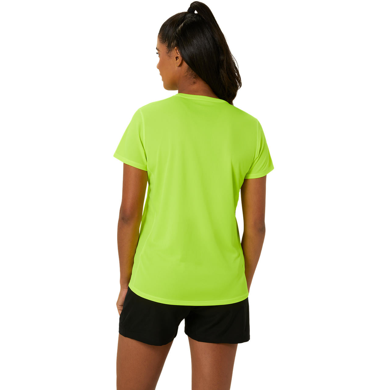 Womens Running Silver Short Sleeve T-Shirt