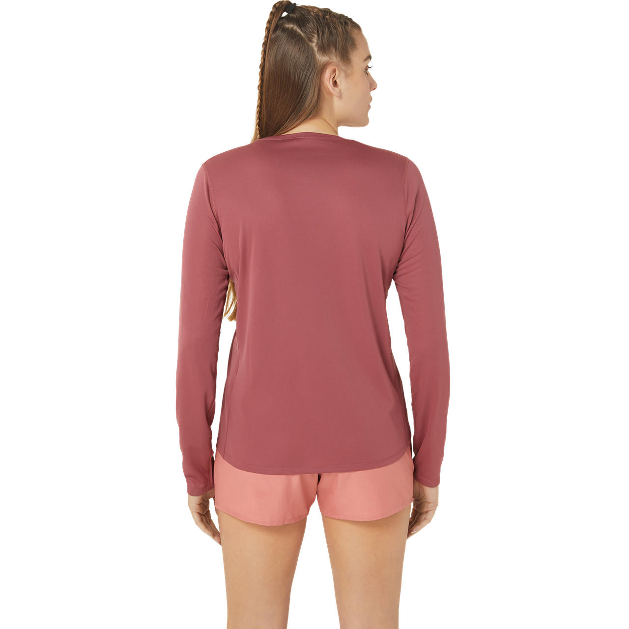 Womens Running Silver Long Sleeve T-Shirt