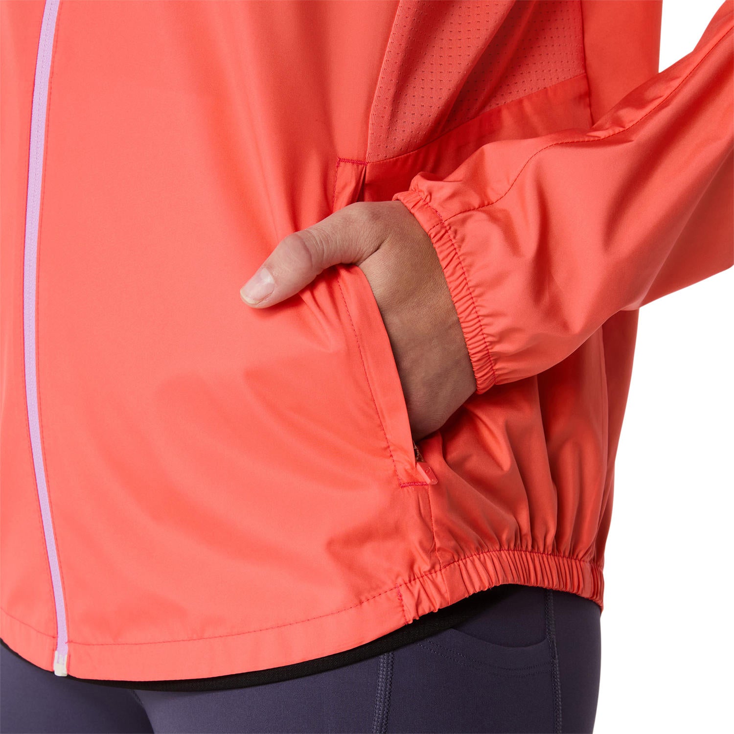 Womens Running Silver Jacket