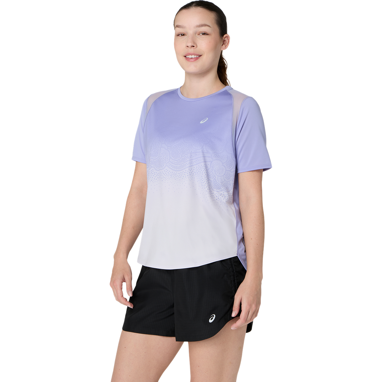 Womens Road Fade Short Sleeve Top