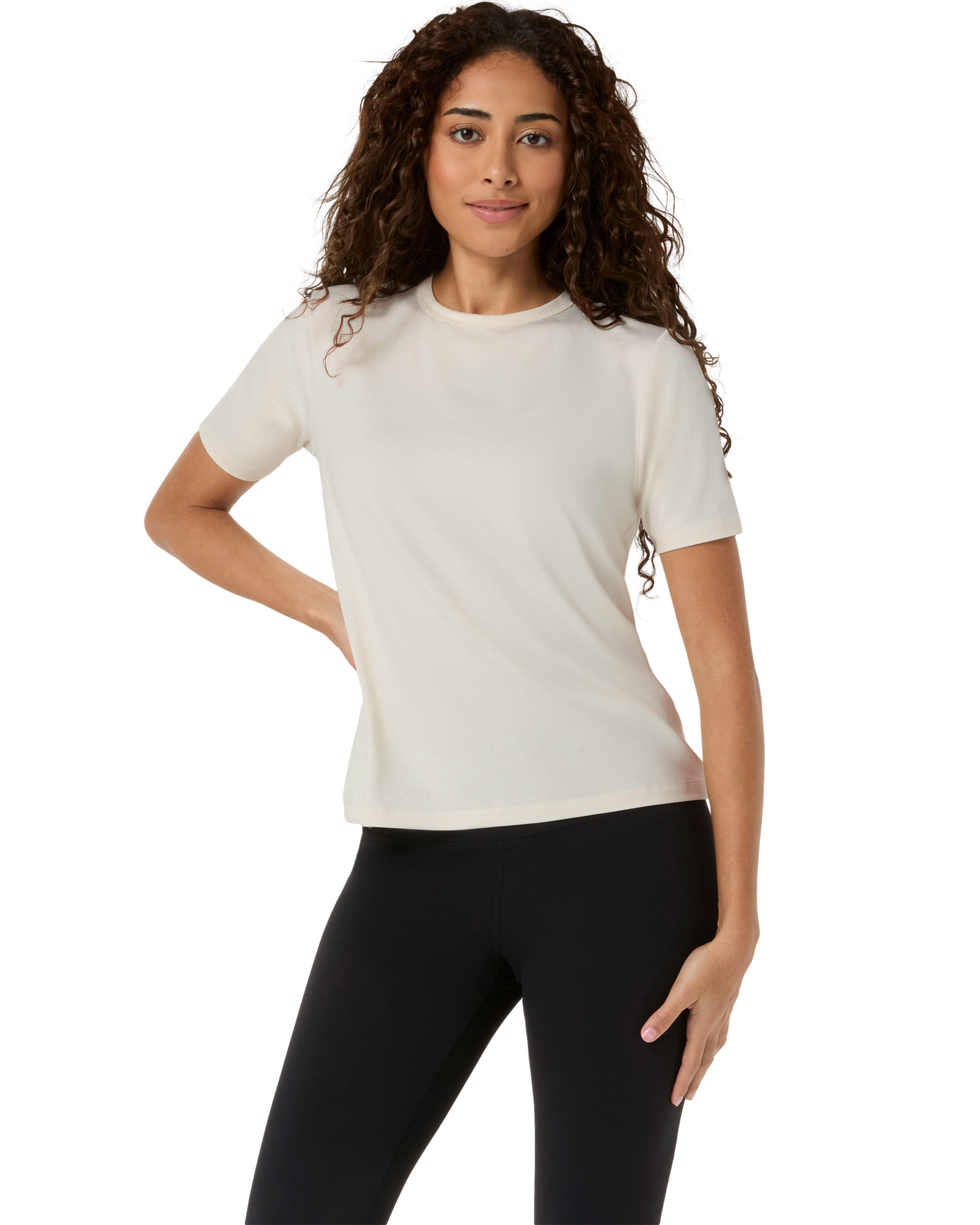 Womens Refined Texture Short Sleeve Tshirt