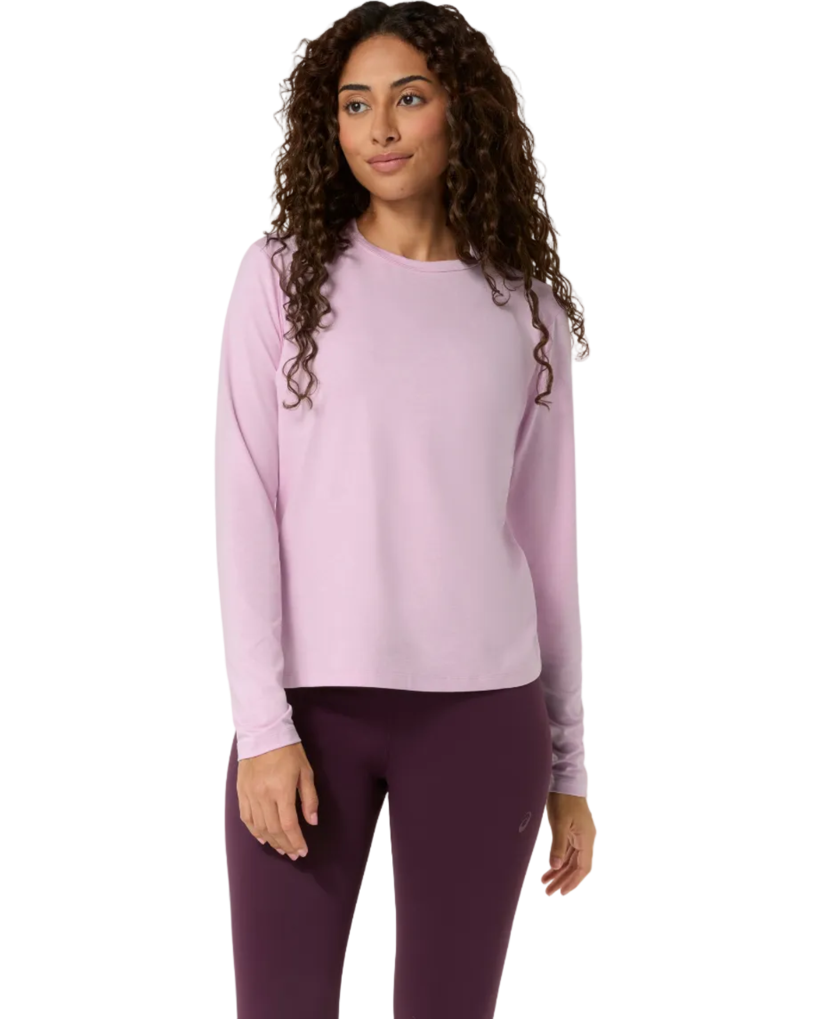 Womens Refined Texture Long Sleeve Tshirt