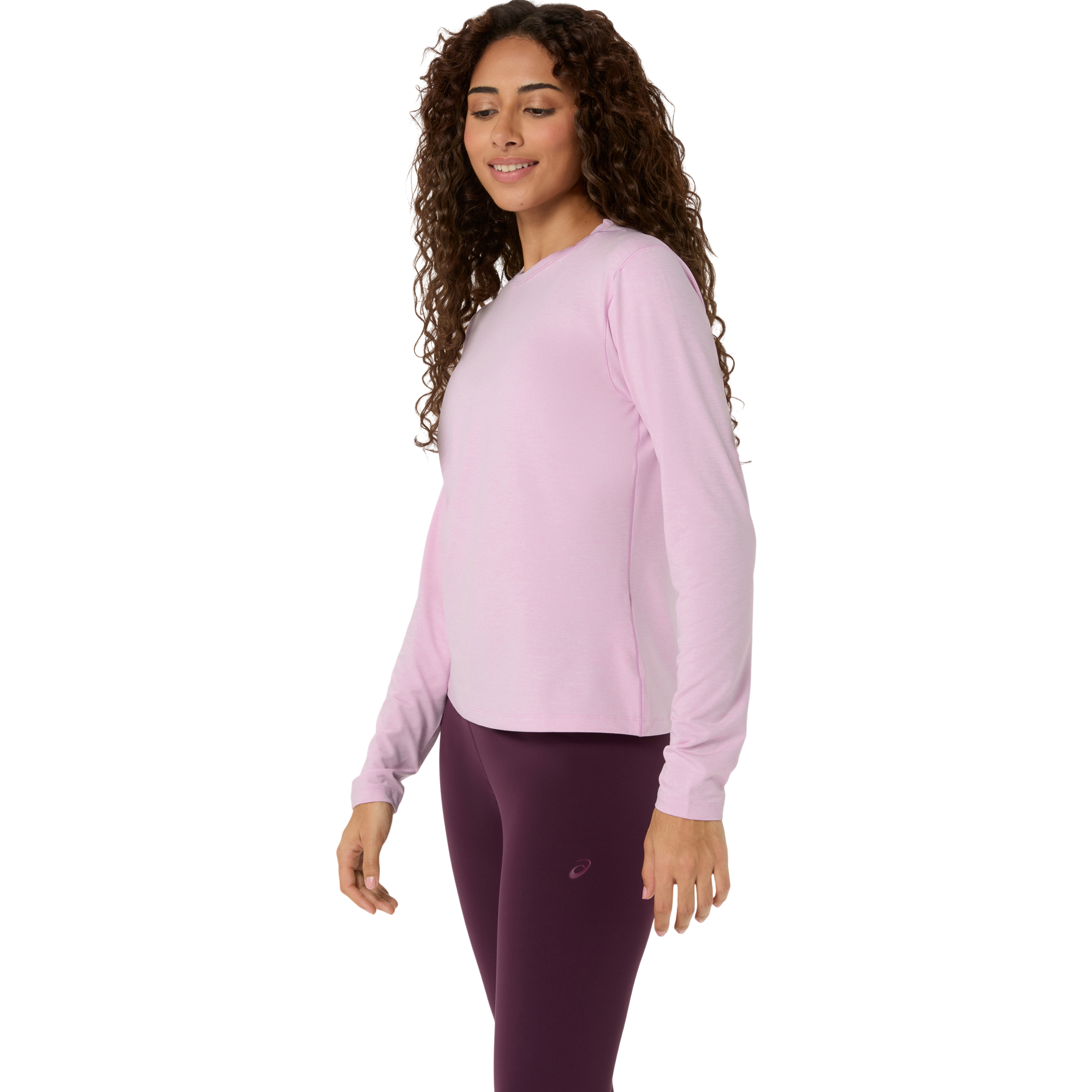 Womens Refined Texture Long Sleeve Tshirt