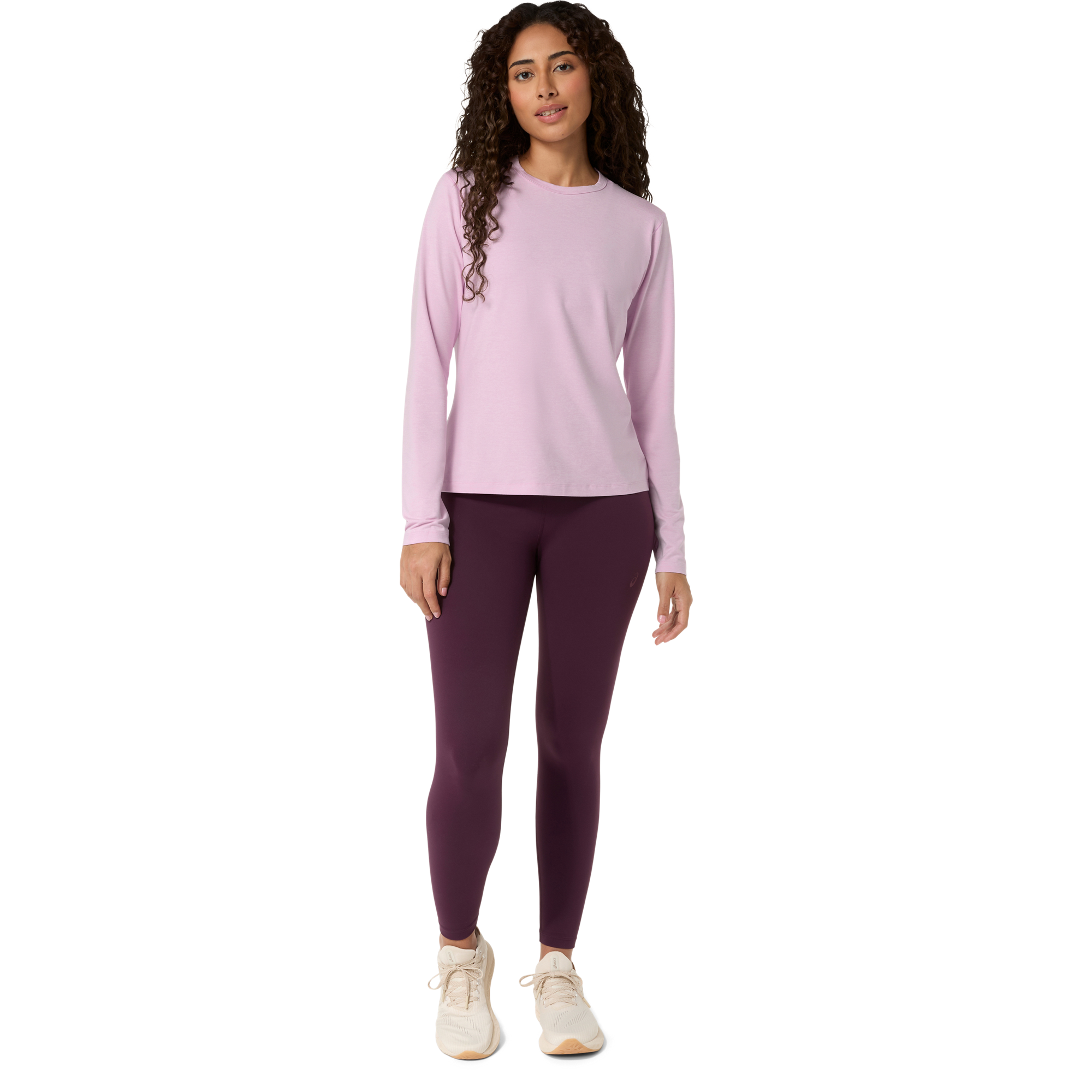 Womens Refined Texture Long Sleeve Tshirt