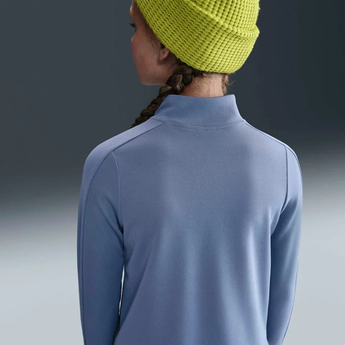 Junior Girls Dri Fit Long Sleeve Half Zip Top