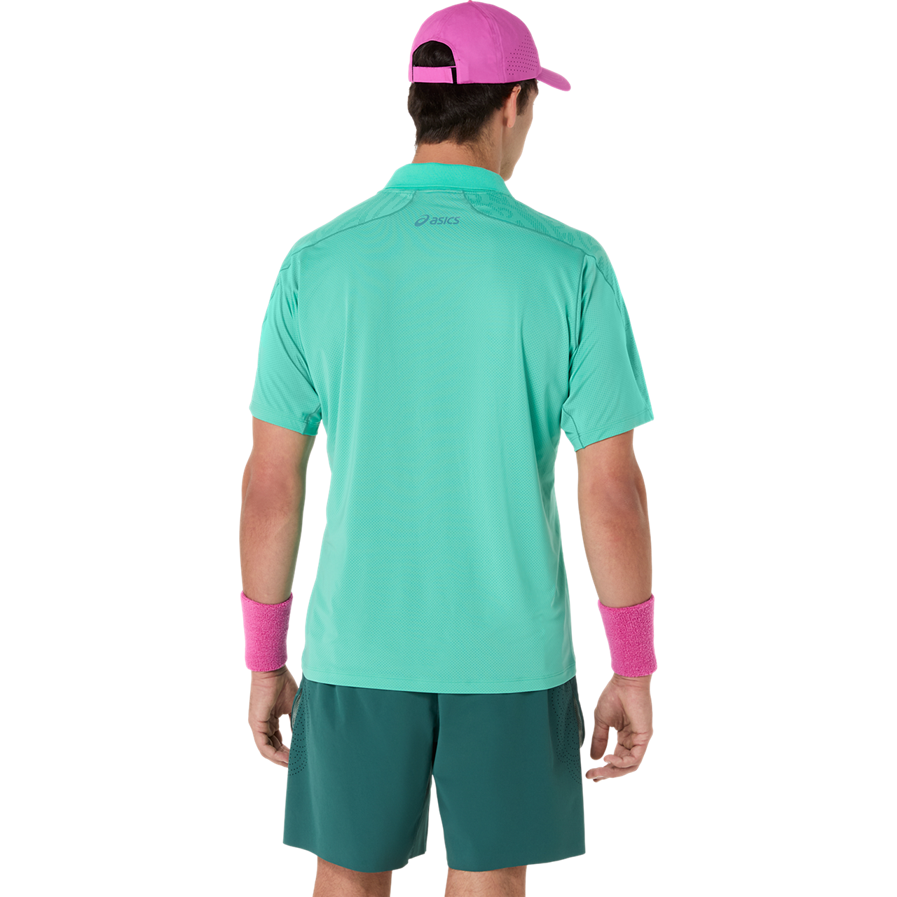 Mens Tennis Match Jacquard Polo