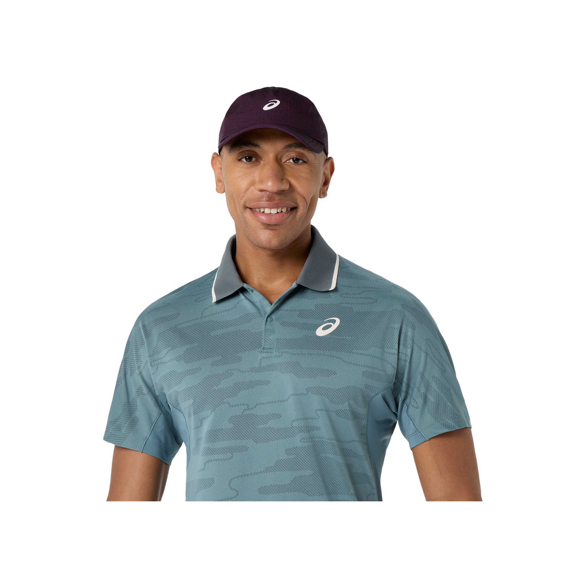 Mens Match Jacquard Polo