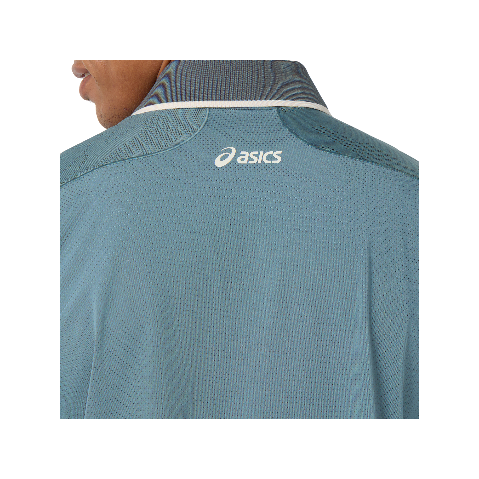 Mens Match Jacquard Polo