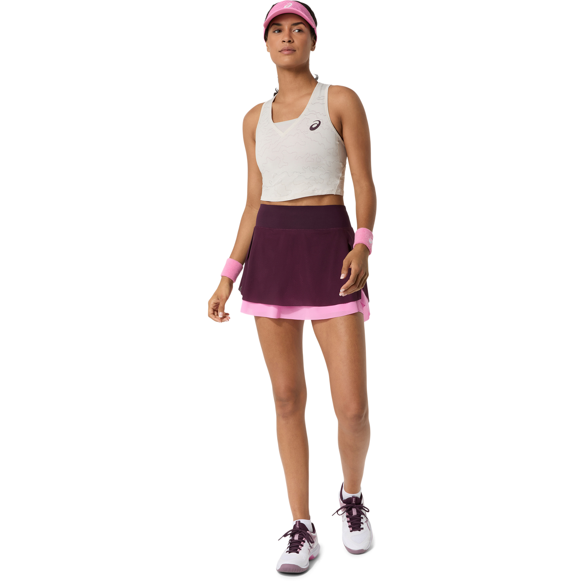 Womens Tennis Match Crop Top