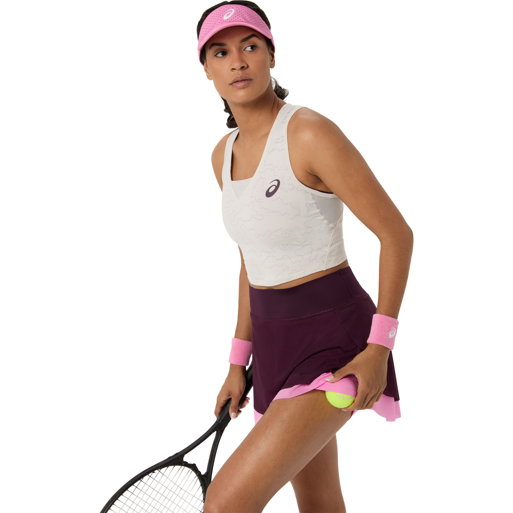 Womens Tennis Match Crop Top