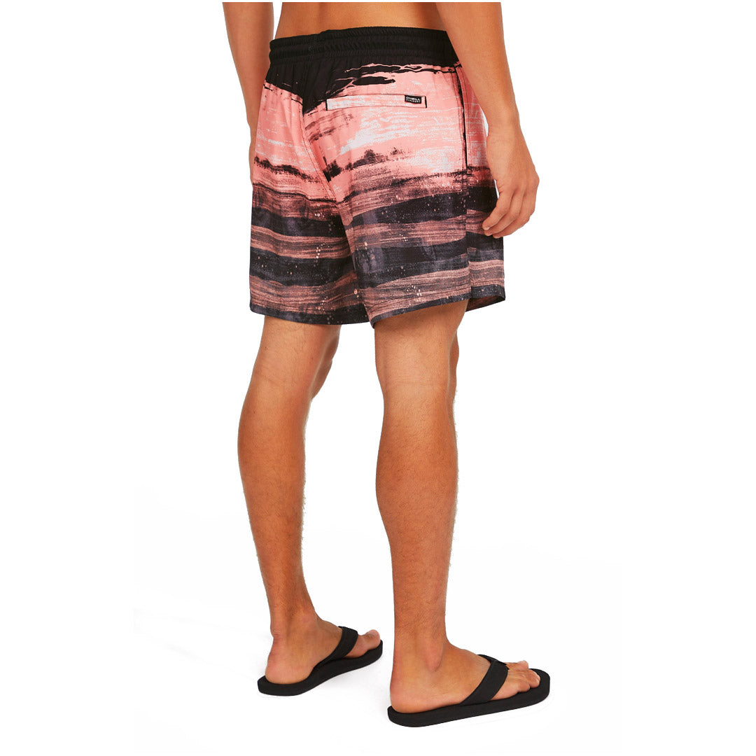 Mens Cali Gradient 14 Inch Swim Shorts