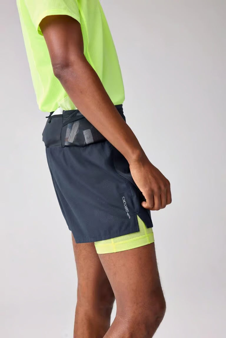 Mens High Point 5 inch 2 in 1 Short