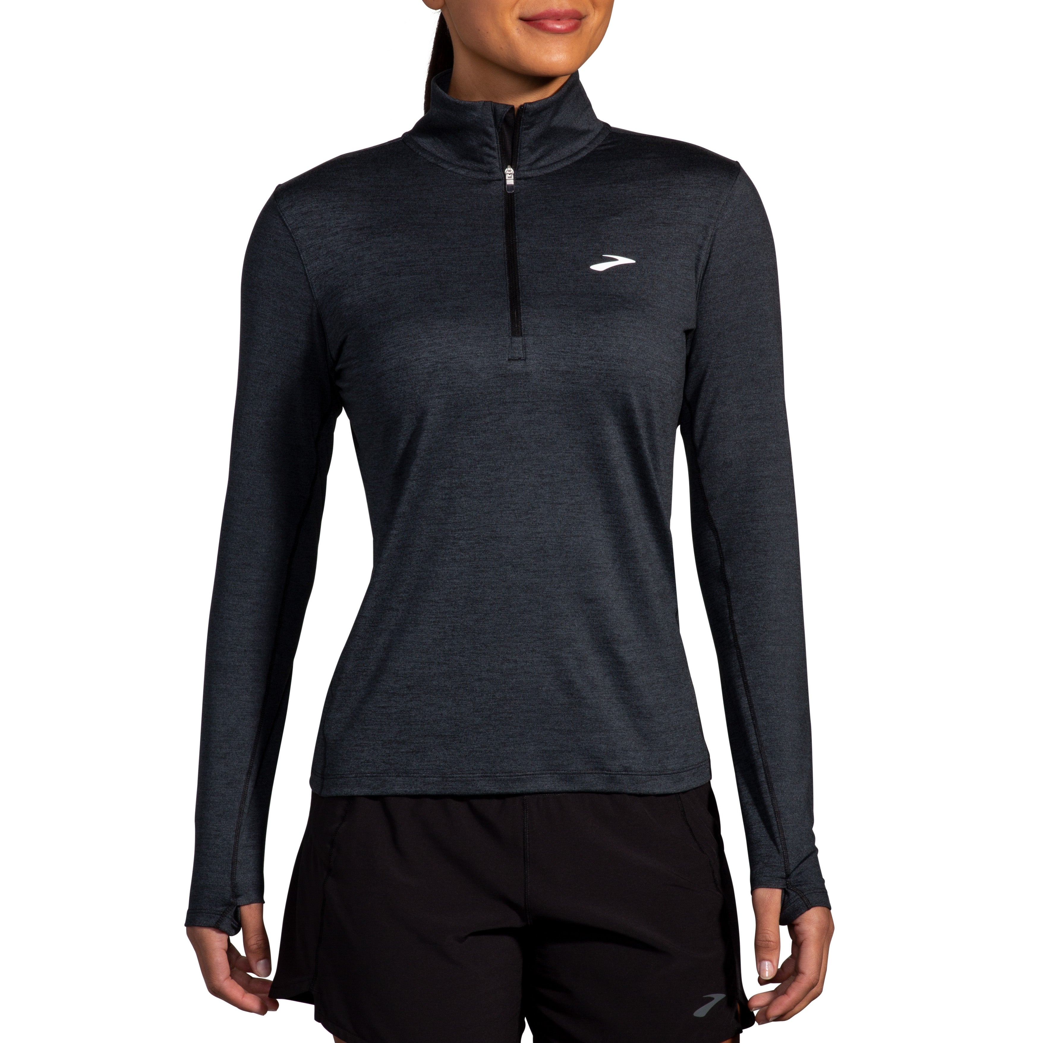 Womens Dash 1/2 Zip 2.0 Long Sleeve T-Shirt