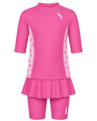 Girls Shells 2 Pc Skirt Swimset