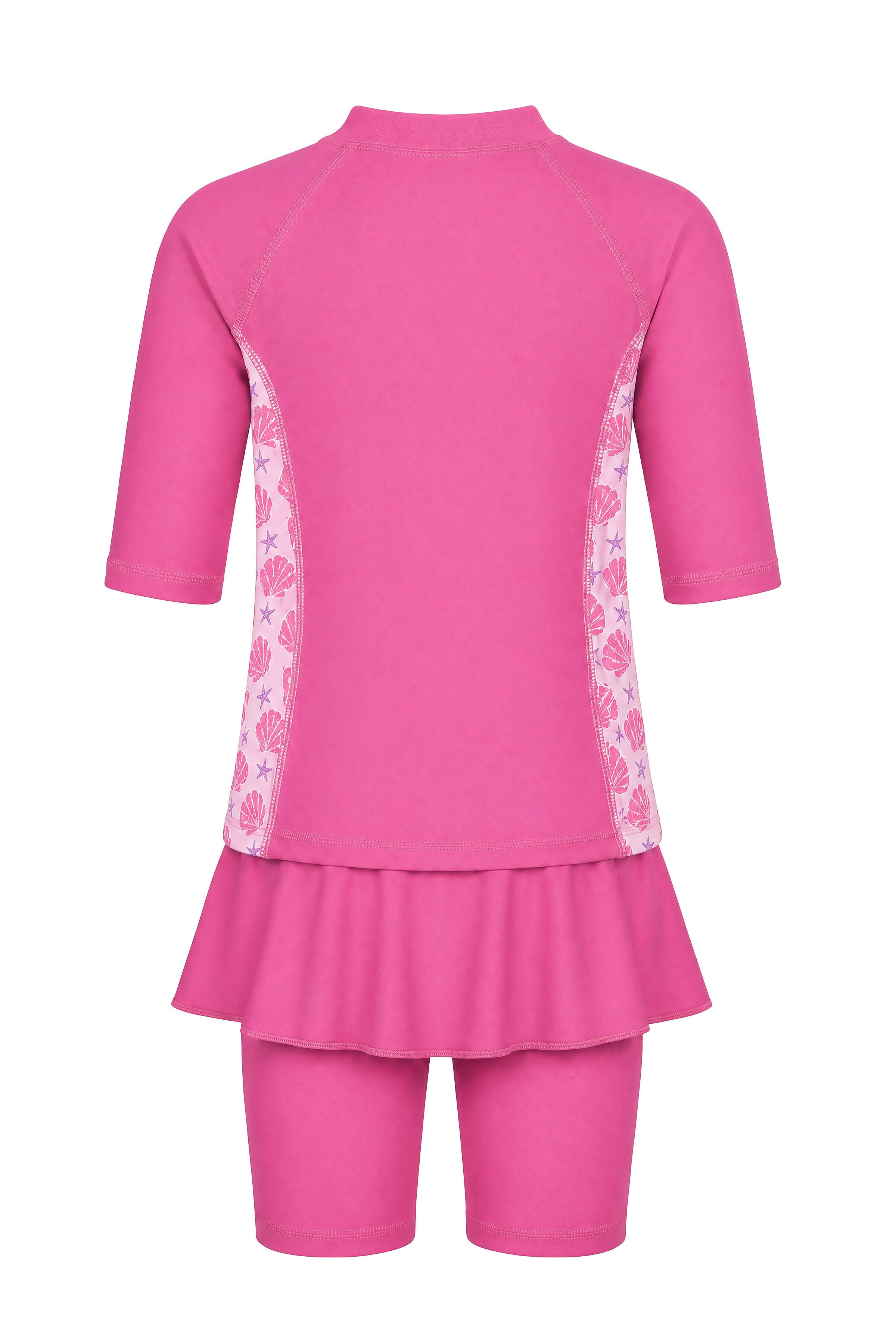 Girls Shells 2 Pc Skirt Swimset