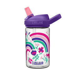 Eddy+ 14 Ounce Rainbow Floral Kids Water Bottle