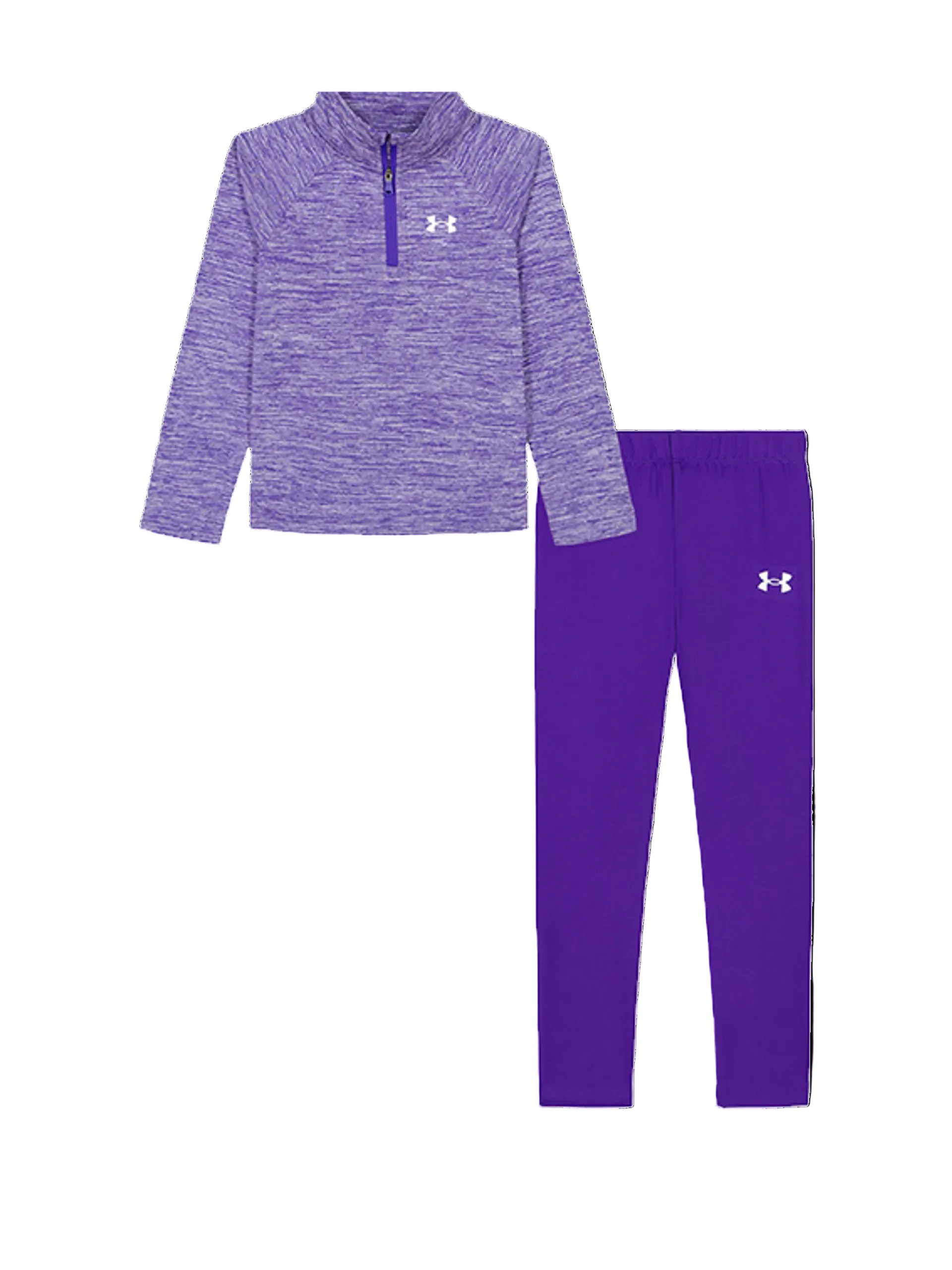 Girls Performance 1/4 Zip Legging Set